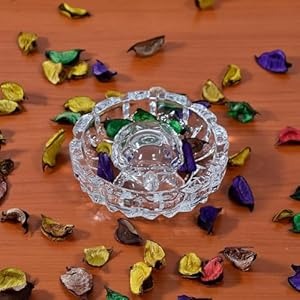 Alusters Crystal Turtle for Feng Shui and Vastu | Good Luck Showpiece for Home, Office, Hotel | Fengshui Vastu Set for Good Luck - (Pack of 1)