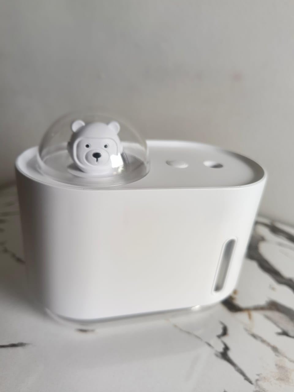 Alusters Space Bear Mini Humidifier, 360ml Capacity, White