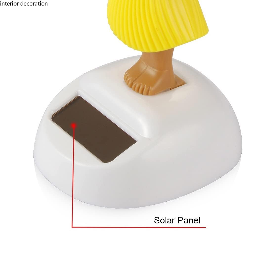Alusters Solar Powered Dancing girl  for car dashboard and home decor