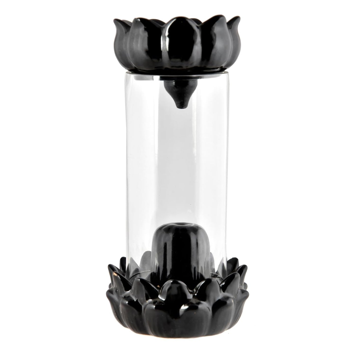 Aromatic Essence of Shivling Shiva Backflow dhoop Smoke Fountain Incense Burner Holder with 30 Cones - Incense Holder for Meditation and Home Decor