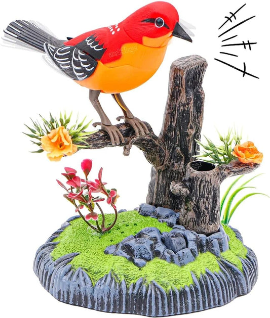 Electronic Singing Song Flapping real bird chirping Musical Toy for kids