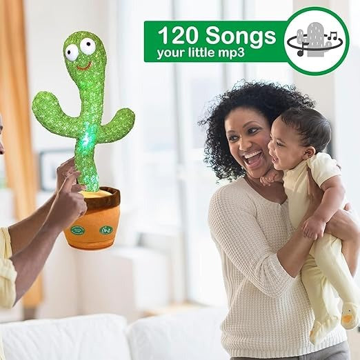 Alusters Dancing Cactus Toys Can Sing Wriggle & Singing Recording Repeat What You Say Funny Education Toys for Children Playing Home Decor for Kids