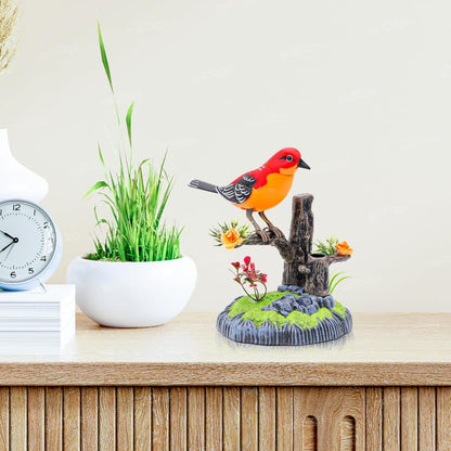 Electronic Singing Song Flapping real bird chirping Musical Toy for kids