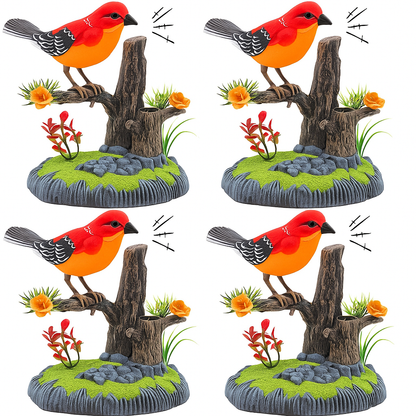 Electronic Singing Song Flapping real bird chirping Musical Toy for kids