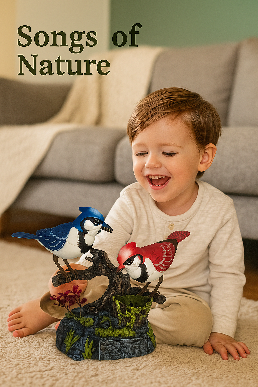 Alusters Electronic Singing Flapping Two Parrot/Bird & Pen Holder Musical Bird Toy/Talking Parrot Toy for Kids/Interaction Toys [ Singing Parrot for Kids]