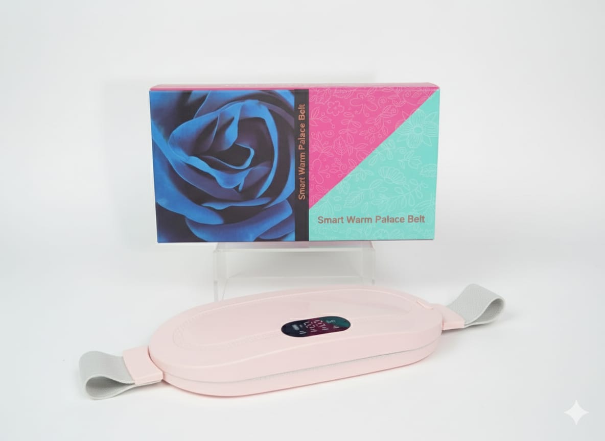 Alusters Heating Pad with 4 Vibration Modes, 3 Heat Settings, Cordless Electric Pain Relief Massager, Digital